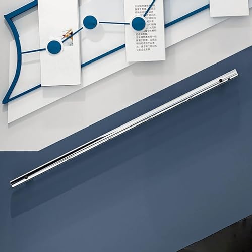ININOSNP Schwebende Treppenhandläufe Treppenhandlauf, Rutschfester Handlauf, geeignet for ältere Menschen, Kinder und Behinderte, Robustes silbernes Stahlrohr(250cm) von ININOSNP