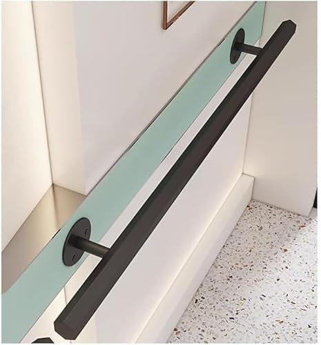 ININOSNP Schwebende Treppenhandläufe Treppenhandlauf aus Stahlrohr for die Wandmontage im Innen- und Außenbereich(120cm/3.9ft) von ININOSNP