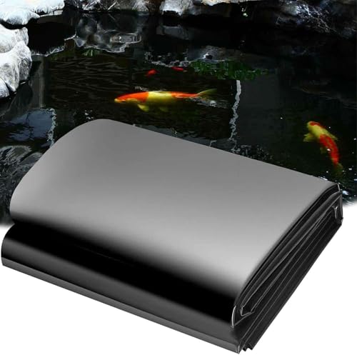 ININOSNP Teichfolie für Fischteiche Hochleistungs-Teichfolie aus schwarzem HDPE, 0,12 mm dick, vorgeformte Membran, 5 m x 8 m ININOSNP Teichfolie für Fischteiche Hochleistungs-Teichfolie aus schwarzem HDPE, 0,12 mm dick, vorgeformte Membran, 5 m x 8 m von ININOSNP