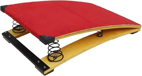 ININOSNP Tragbares Trampolin Kinder Teens Springboard Stable & Anti-Tear Spring Board Vault Gymnastics Equipment with 4 Springs for Home Gym School von ININOSNP