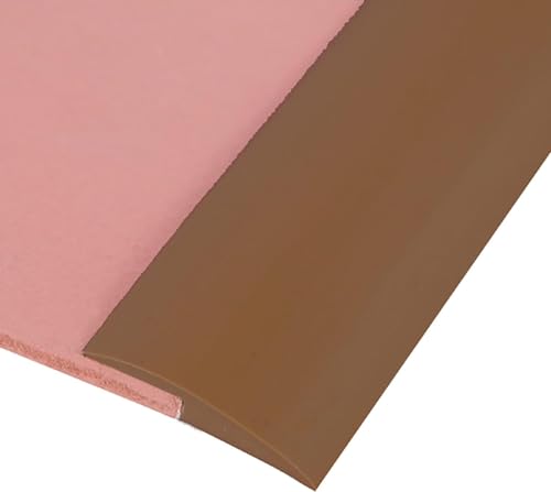 ININOSNP Übergangsstreifen for Holz- und Teppichböden, PVC-Randstreifen, Mehrzweck-Fugenstreifen zur Nahtabdeckung, Nahtkleber(Brown) von ININOSNP