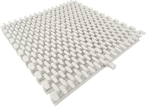 ININOSNP Wirbelverhindernde Entwässerungsabdeckung Modulares Überlaufgitter for Schwimmbecken, geeignet for oberirdische Schwimmbecken, Gehwege, Balkone und Duschbereiche.(18cm,2 PCS) von ININOSNP