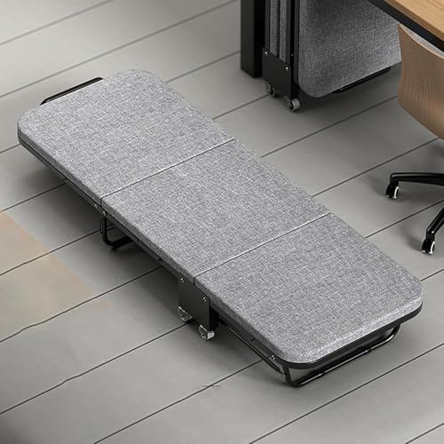Memory-Schaum-Klappbett Klappbett mit Memory Foam-Matratze, tragbares Gästebett for Erwachsene mit Metallrahmen, faltbares Campingbett, geeignet for Heimbüros, ausziehbarer Bettstuhl for Erwachsene(Gr Memory-Schaum-Klappbett Klappbett mit Memory Foam-Matratze, tragbares Gästebett for Erwachsene mit Metallrahmen, faltbares Campingbett, geeignet for Heimbüros, ausziehbarer Bettstuhl for Erwachsene(Gr von ININOSNP