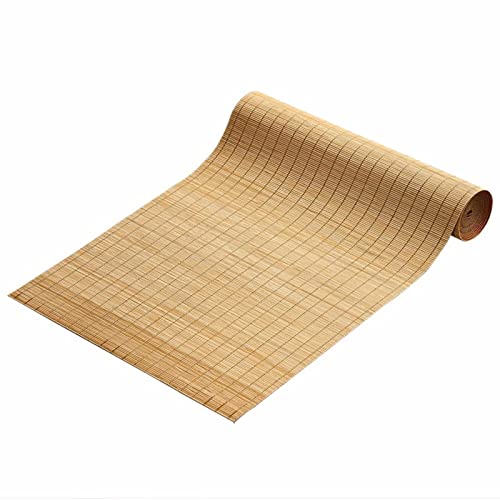 INKCOR Tischläufer Abwischbare Bambus-Tischsets, Hitzebeständige rutschfeste Teematten, Küchenisolier-Tischläufer, Breite 30cm 40cm 50cm 60cm (Size : 40x100cm/15.7x39.4in) von INKCOR