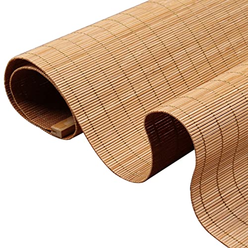 INKCOR Tischläufer Tischläufer Im Landhausstil, Hitzebeständige Tischsets, Gewebte Bambus-Teematten für Couchtisch/Teehaus, Wasserdicht (Size : 40x100cm/15.7x39.4in) von INKCOR
