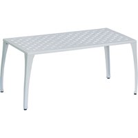 Inko - Gartentisch Eden Alu-Guss weiß 90x46x44 cm Tisch Terrassentisch von INKO
