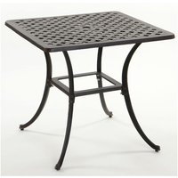 Gartentisch Alu-Guss bronze Terrassentisch Form/Größe nach Wahl 80x80x74 cm - Inko von INKO