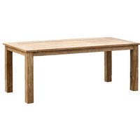 Teakholz-Tisch Abacus recyceltes Teak Gartentisch Holztisch 12 Größen zur Auswahl 240x100 cm - Inko von INKO