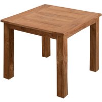 Teakholz-Tisch Abacus recyceltes Teak Gartentisch Holztisch 12 Größen zur Auswahl 100x100 cm - Inko von INKO