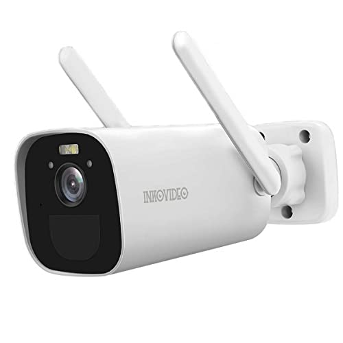 INKOVIDEO INKO-MCX-B5 Intelligente 100% kabellose 4G Überwachungskamera mit Akkubetrieb, PIR-Sensor, Menschenerkennung, Nachtsicht in Farbe von INKOVIDEO