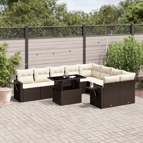 INLIFE 10-TLG. Garten-Sofagarnitur mit Kissen Braun Poly Rattan,Möbel,Gartenmöbel,Gartenmöbel-Sets,Braun,88.3 KG,3268133 INLIFE 10-TLG. Garten-Sofagarnitur mit Kissen Braun Poly Rattan,Möbel,Gartenmöbel,Gartenmöbel-Sets,Braun,88.3 KG,3268133 von INLIFE