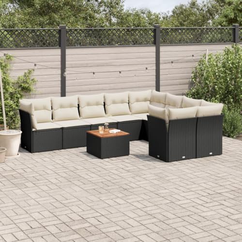 INLIFE 10-TLG. Garten-Sofagarnitur mit Kissen Schwarz Poly Rattan,Möbel,Gartenmöbel,Gartenmöbel-Sets,Schwarz,80 KG,3223816 INLIFE 10-TLG. Garten-Sofagarnitur mit Kissen Schwarz Poly Rattan,Möbel,Gartenmöbel,Gartenmöbel-Sets,Schwarz,80 KG,3223816 von INLIFE