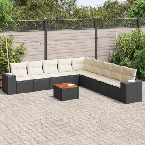 INLIFE 10-TLG. Garten-Sofagarnitur mit Kissen Schwarz Poly Rattan,Möbel,Gartenmöbel,Gartenmöbel-Sets,Schwarz,80.3 KG,3225489 INLIFE 10-TLG. Garten-Sofagarnitur mit Kissen Schwarz Poly Rattan,Möbel,Gartenmöbel,Gartenmöbel-Sets,Schwarz,80.3 KG,3225489 von INLIFE