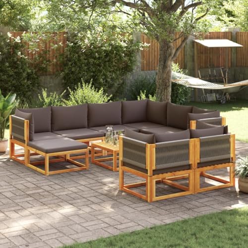 INLIFE 10-TLG. Gartensofa-Set mit Kissen Holz Akazie & Seil,Möbel,Gartenmöbel,Gartensitzmöbel,Gartensofas,Braun,114.9 KG,3278836 INLIFE 10-TLG. Gartensofa-Set mit Kissen Holz Akazie & Seil,Möbel,Gartenmöbel,Gartensitzmöbel,Gartensofas,Braun,114.9 KG,3278836 von INLIFE