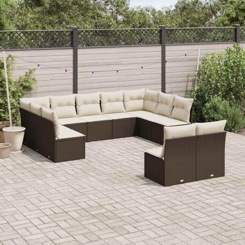INLIFE 11-TLG. Garten-Sofagarnitur mit Kissen Braun Poly Rattan,Möbel,Gartenmöbel,Gartenmöbel-Sets,Braun,82.4 KG,3218353 INLIFE 11-TLG. Garten-Sofagarnitur mit Kissen Braun Poly Rattan,Möbel,Gartenmöbel,Gartenmöbel-Sets,Braun,82.4 KG,3218353 von INLIFE
