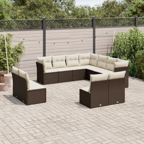 INLIFE 11-TLG. Garten-Sofagarnitur mit Kissen Braun Poly Rattan,Möbel,Gartenmöbel,Gartenmöbel-Sets,Braun,84.2 KG,3217823 INLIFE 11-TLG. Garten-Sofagarnitur mit Kissen Braun Poly Rattan,Möbel,Gartenmöbel,Gartenmöbel-Sets,Braun,84.2 KG,3217823 von INLIFE