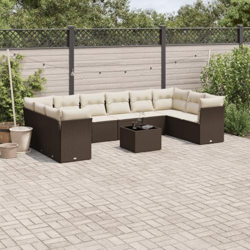 INLIFE 11-TLG. Garten-Sofagarnitur mit Kissen Braun Poly Rattan,Möbel,Gartenmöbel,Gartenmöbel-Sets,Braun,86.2 KG,3218213 INLIFE 11-TLG. Garten-Sofagarnitur mit Kissen Braun Poly Rattan,Möbel,Gartenmöbel,Gartenmöbel-Sets,Braun,86.2 KG,3218213 von INLIFE