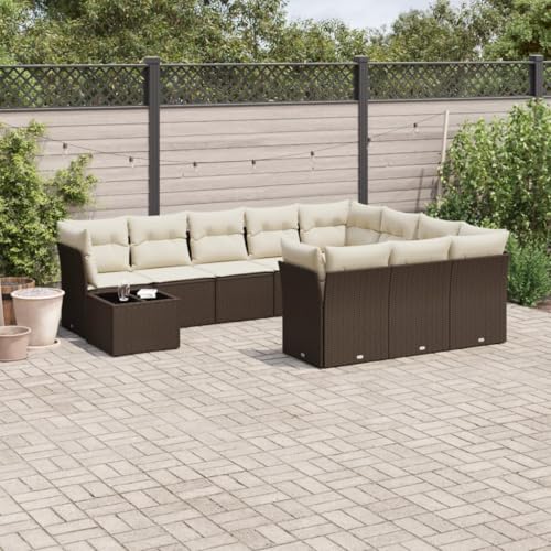 INLIFE 11-TLG. Garten-Sofagarnitur mit Kissen Braun Poly Rattan,Möbel,Gartenmöbel,Gartenmöbel-Sets,Braun,86.2 KG,3218263 INLIFE 11-TLG. Garten-Sofagarnitur mit Kissen Braun Poly Rattan,Möbel,Gartenmöbel,Gartenmöbel-Sets,Braun,86.2 KG,3218263 von INLIFE