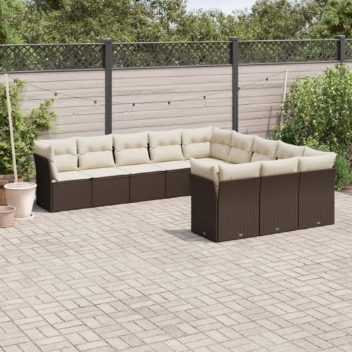 INLIFE 11-TLG. Garten-Sofagarnitur mit Kissen Braun Poly Rattan,Möbel,Gartenmöbel,Gartenmöbel-Sets,Braun,92.8 KG,3250252 INLIFE 11-TLG. Garten-Sofagarnitur mit Kissen Braun Poly Rattan,Möbel,Gartenmöbel,Gartenmöbel-Sets,Braun,92.8 KG,3250252 von INLIFE