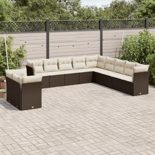 INLIFE 11-TLG. Garten-Sofagarnitur mit Kissen Braun Poly Rattan,Möbel,Gartenmöbel,Gartenmöbel-Sets,Braun,94.4 KG,3249722 INLIFE 11-TLG. Garten-Sofagarnitur mit Kissen Braun Poly Rattan,Möbel,Gartenmöbel,Gartenmöbel-Sets,Braun,94.4 KG,3249722 von INLIFE