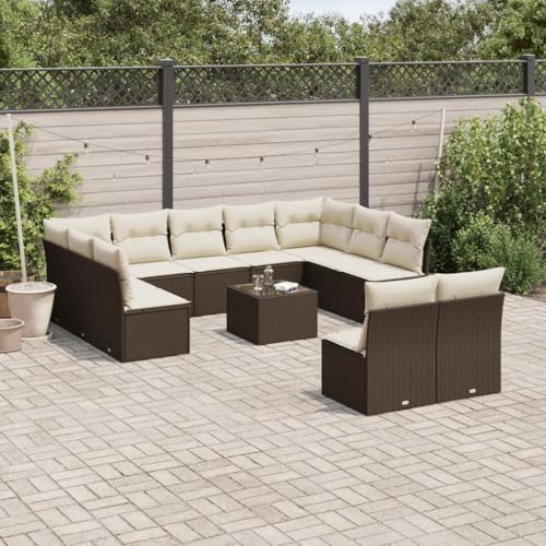 INLIFE 12-TLG. Garten-Sofagarnitur mit Kissen Braun Poly Rattan,Möbel,Gartenmöbel,Gartenmöbel-Sets,Braun,90.4 KG,3218363 INLIFE 12-TLG. Garten-Sofagarnitur mit Kissen Braun Poly Rattan,Möbel,Gartenmöbel,Gartenmöbel-Sets,Braun,90.4 KG,3218363 von INLIFE