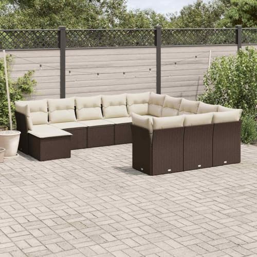 INLIFE 12-TLG. Garten-Sofagarnitur mit Kissen Braun Poly Rattan,Möbel,Gartenmöbel,Gartenmöbel-Sets,Braun,92 KG,3218633 INLIFE 12-TLG. Garten-Sofagarnitur mit Kissen Braun Poly Rattan,Möbel,Gartenmöbel,Gartenmöbel-Sets,Braun,92 KG,3218633 von INLIFE