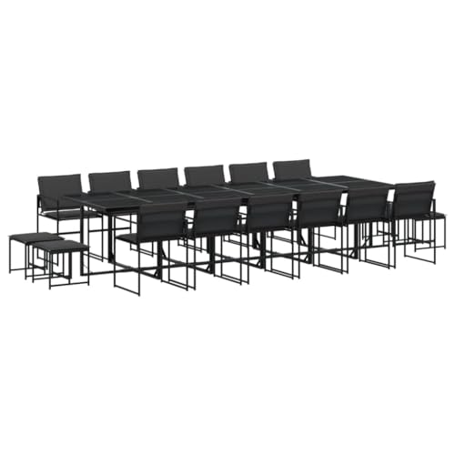 INLIFE 17-TLG. Garten-Essgruppe mit Kissen Schwarz Textilene,Möbel,Gartenmöbel,Gartenmöbel-Sets,Schwarz,140.6 KG,3295087 INLIFE 17-TLG. Garten-Essgruppe mit Kissen Schwarz Textilene,Möbel,Gartenmöbel,Gartenmöbel-Sets,Schwarz,140.6 KG,3295087 von INLIFE
