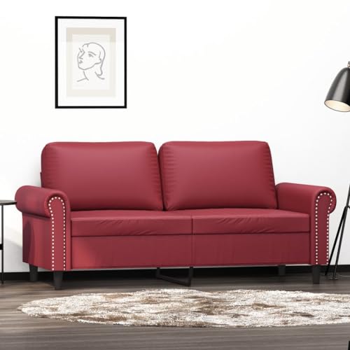 INLIFE 2-Sitzer-Sofa Weinrot 140 cm Kunstleder,Möbel,Sofas,Rot,25 KG,359507 INLIFE 2-Sitzer-Sofa Weinrot 140 cm Kunstleder,Möbel,Sofas,Rot,25 KG,359507 von INLIFE