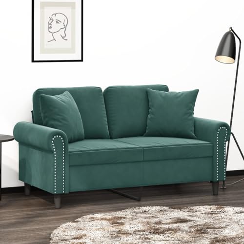 INLIFE 2-Sitzer-Sofa mit Zierkissen Dunkelgrün 120 cm Samt,Möbel,Sofas,Grün,23.75 KG,3200937 INLIFE 2-Sitzer-Sofa mit Zierkissen Dunkelgrün 120 cm Samt,Möbel,Sofas,Grün,23.75 KG,3200937 von INLIFE