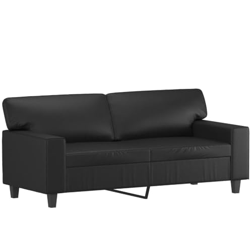 INLIFE 2-Sitzer-Sofa mit Zierkissen Schwarz 140 cm Kunstleder,Möbel,Sofas,Schwarz,27.45 KG,3200866 INLIFE 2-Sitzer-Sofa mit Zierkissen Schwarz 140 cm Kunstleder,Möbel,Sofas,Schwarz,27.45 KG,3200866 von INLIFE