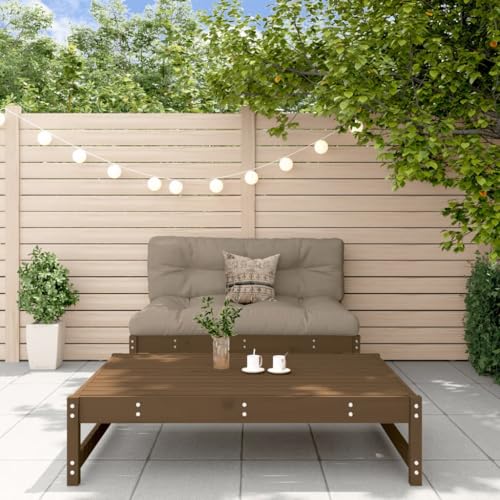 INLIFE 2-TLG. Garten-Lounge-Set Honigbraun Massivholz Kiefer,Möbel,Gartenmöbel,Gartensitzmöbel,Gartensofaelemente,Braun,27.72 KG,825726 von INLIFE