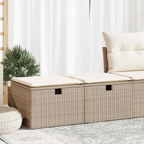 INLIFE 2-TLG. Garten-Sofagarnitur mit Kissen Beige Poly Rattan Akazie,Möbel,Gartenmöbel,Gartenmöbel-Sets,Beige,13 KG,3328671 INLIFE 2-TLG. Garten-Sofagarnitur mit Kissen Beige Poly Rattan Akazie,Möbel,Gartenmöbel,Gartenmöbel-Sets,Beige,13 KG,3328671 von INLIFE
