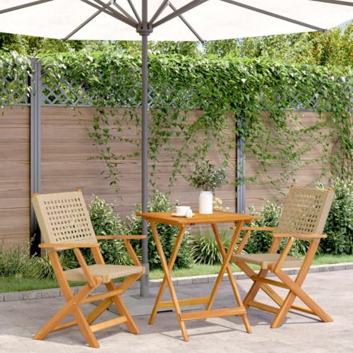 INLIFE 3-TLG. Bistro-Set Beige Poly Rattan und Massivholz,Möbel,Gartenmöbel,Gartenmöbel-Sets,Beige,20.6 KG,3281804 INLIFE 3-TLG. Bistro-Set Beige Poly Rattan und Massivholz,Möbel,Gartenmöbel,Gartenmöbel-Sets,Beige,20.6 KG,3281804 von INLIFE