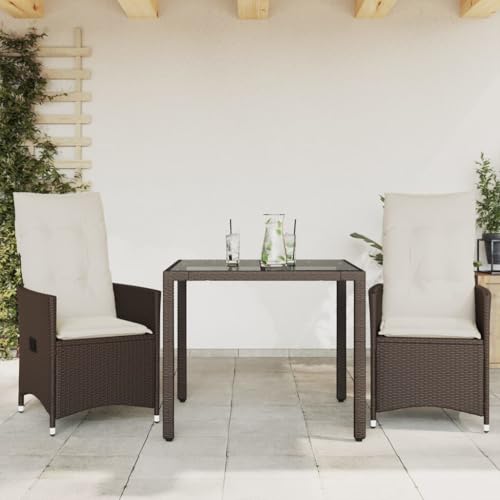 INLIFE 3-TLG. Bistro-Set mit Kissen Braun Poly Rattan,Möbel,Gartenmöbel,Gartenmöbel-Sets,Braun,34.4 KG,3276767 INLIFE 3-TLG. Bistro-Set mit Kissen Braun Poly Rattan,Möbel,Gartenmöbel,Gartenmöbel-Sets,Braun,34.4 KG,3276767 von INLIFE