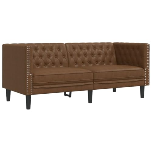 INLIFE 3-TLG. Chesterfield-Sofa-Set Braun Kunstleder Wildleder-Optik,Möbel,Sofas,Braun,73.3 KG,3209273 INLIFE 3-TLG. Chesterfield-Sofa-Set Braun Kunstleder Wildleder-Optik,Möbel,Sofas,Braun,73.3 KG,3209273 von INLIFE