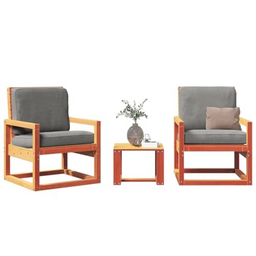 INLIFE 3-TLG. Garten-Lounge-Set Wachsbraun Massivholz Kiefer,Möbel,Gartenmöbel,Gartenmöbel-Sets,Braun,27.3 KG,844646 INLIFE 3-TLG. Garten-Lounge-Set Wachsbraun Massivholz Kiefer,Möbel,Gartenmöbel,Gartenmöbel-Sets,Braun,27.3 KG,844646 von INLIFE