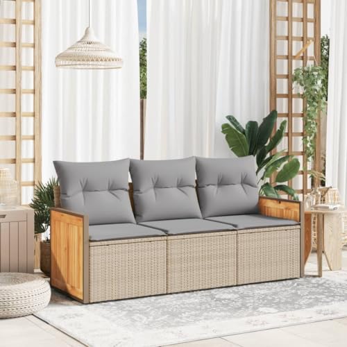 INLIFE 3-TLG. Garten-Sofagarnitur mit Kissen Beige Poly Rattan,Möbel,Gartenmöbel,Gartenmöbel-Sets,Beige,27.6 KG,3227438 INLIFE 3-TLG. Garten-Sofagarnitur mit Kissen Beige Poly Rattan,Möbel,Gartenmöbel,Gartenmöbel-Sets,Beige,27.6 KG,3227438 von INLIFE