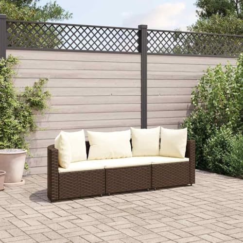 INLIFE 3-TLG. Garten-Sofagarnitur mit Kissen Braun Poly Rattan,Möbel,Gartenmöbel,Gartenmöbel-Sets,Braun,22.3 KG,3308449 INLIFE 3-TLG. Garten-Sofagarnitur mit Kissen Braun Poly Rattan,Möbel,Gartenmöbel,Gartenmöbel-Sets,Braun,22.3 KG,3308449 von INLIFE