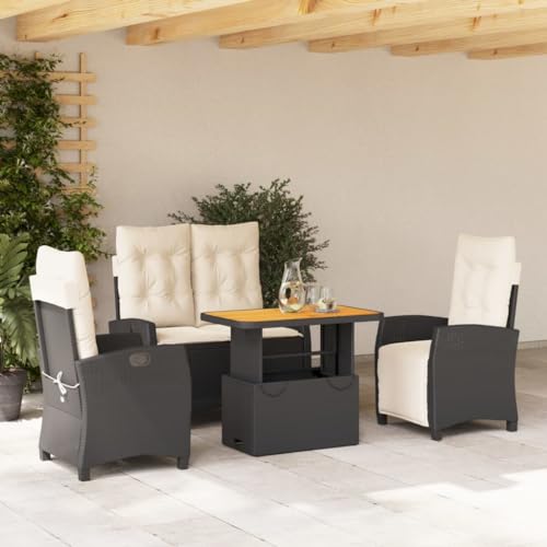 INLIFE 4-TLG. Garten-Essgruppe mit Kissen Schwarz Poly Rattan,Möbel,Gartenmöbel,Gartenmöbel-Sets,Schwarz,52.7 KG,3277384 INLIFE 4-TLG. Garten-Essgruppe mit Kissen Schwarz Poly Rattan,Möbel,Gartenmöbel,Gartenmöbel-Sets,Schwarz,52.7 KG,3277384 von INLIFE