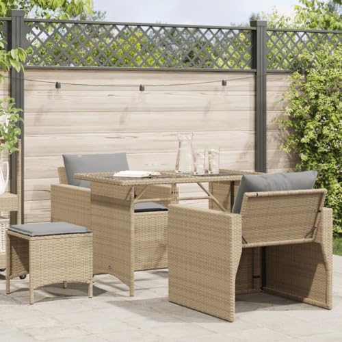 INLIFE 4-TLG. Garten-Sofagarnitur mit Kissen Beige Poly Rattan,Möbel,Gartenmöbel,Gartenmöbel-Sets,Beige,23.4 KG,366363 INLIFE 4-TLG. Garten-Sofagarnitur mit Kissen Beige Poly Rattan,Möbel,Gartenmöbel,Gartenmöbel-Sets,Beige,23.4 KG,366363 von INLIFE