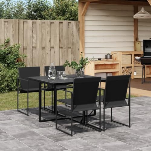 INLIFE 5-TLG. Garten-Essgruppe Schwarz Textilene,Möbel,Gartenmöbel,Gartenmöbel-Sets,Schwarz,43.8 KG,3295118 INLIFE 5-TLG. Garten-Essgruppe Schwarz Textilene,Möbel,Gartenmöbel,Gartenmöbel-Sets,Schwarz,43.8 KG,3295118 von INLIFE