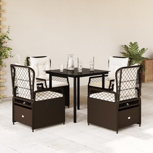 INLIFE 5-TLG. Garten-Essgruppe mit Kissen Braun Poly Rattan,Möbel,Gartenmöbel,Gartenmöbel-Sets,Braun,57.14 KG,3262979 INLIFE 5-TLG. Garten-Essgruppe mit Kissen Braun Poly Rattan,Möbel,Gartenmöbel,Gartenmöbel-Sets,Braun,57.14 KG,3262979 von INLIFE