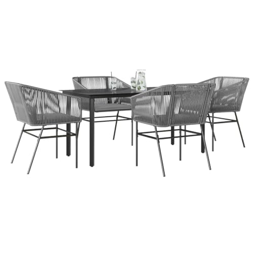 INLIFE 5-TLG. Garten-Essgruppe mit Kissen Grau Poly Rattan Glas,Möbel,Gartenmöbel,Gartenmöbel-Sets,Grau,55.15 KG,3334628 INLIFE 5-TLG. Garten-Essgruppe mit Kissen Grau Poly Rattan Glas,Möbel,Gartenmöbel,Gartenmöbel-Sets,Grau,55.15 KG,3334628 von INLIFE