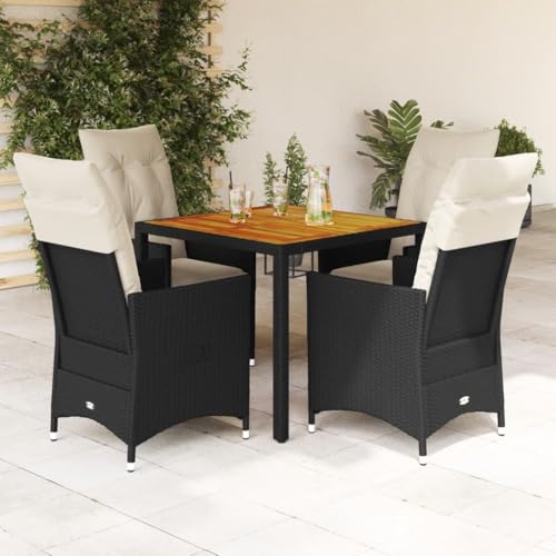 INLIFE 5-TLG. Garten-Essgruppe mit Kissen Schwarz Poly Rattan,Möbel,Gartenmöbel,Gartenmöbel-Sets,53.6 KG,3276681 INLIFE 5-TLG. Garten-Essgruppe mit Kissen Schwarz Poly Rattan,Möbel,Gartenmöbel,Gartenmöbel-Sets,53.6 KG,3276681 von INLIFE