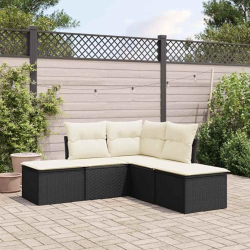 INLIFE 5-TLG. Garten-Sofagarnitur mit Kissen Schwarz Poly Rattan,Möbel,Gartenmöbel,Gartenmöbel-Sets,Schwarz,38.1 KG,3217716 INLIFE 5-TLG. Garten-Sofagarnitur mit Kissen Schwarz Poly Rattan,Möbel,Gartenmöbel,Gartenmöbel-Sets,Schwarz,38.1 KG,3217716 von INLIFE