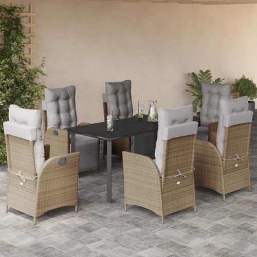 INLIFE 7-TLG. Garten-Essgruppe mit Kissen Beigemischung Poly Rattan,Möbel,Gartenmöbel,Gartenmöbel-Sets,Beige,88.55 KG,3213459 INLIFE 7-TLG. Garten-Essgruppe mit Kissen Beigemischung Poly Rattan,Möbel,Gartenmöbel,Gartenmöbel-Sets,Beige,88.55 KG,3213459 von INLIFE