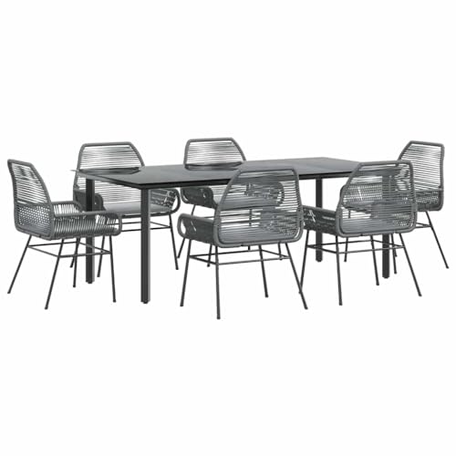 INLIFE 7-TLG. Garten-Essgruppe mit Kissen Grau Poly Rattan Glas,Möbel,Gartenmöbel,Gartenmöbel-Sets,Grau,78.8 KG,3334581 INLIFE 7-TLG. Garten-Essgruppe mit Kissen Grau Poly Rattan Glas,Möbel,Gartenmöbel,Gartenmöbel-Sets,Grau,78.8 KG,3334581 von INLIFE