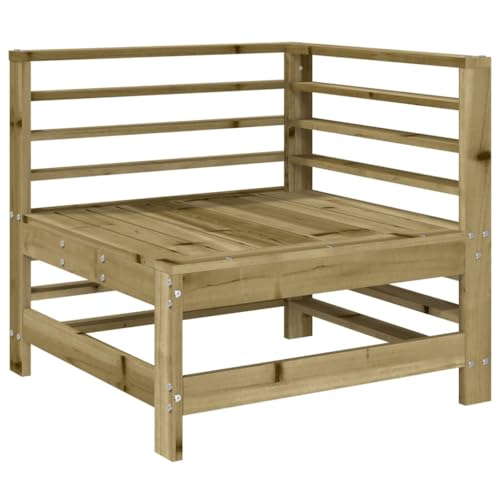 INLIFE 7-TLG. Garten-Lounge-Set Kiefernholz Imprägniert,Möbel,Gartenmöbel,Gartenmöbel-Sets,Braun,66.99 KG,3186241 von INLIFE