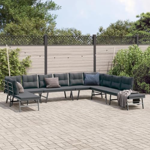 INLIFE 7-TLG. Garten-Sitzgruppe mit Kissen Schwarz Stahl,Möbel,Gartenmöbel,Gartenmöbel-Sets,Schwarz,96.75 KG,3283728 INLIFE 7-TLG. Garten-Sitzgruppe mit Kissen Schwarz Stahl,Möbel,Gartenmöbel,Gartenmöbel-Sets,Schwarz,96.75 KG,3283728 von INLIFE