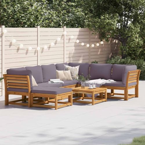 INLIFE 8-TLG. Garten-Lounge-Set mit Kissen Massivholz Akazie,Möbel,Gartenmöbel,Gartensitzmöbel,Gartensofaelemente,Braun,92.03 KG,3214318 INLIFE 8-TLG. Garten-Lounge-Set mit Kissen Massivholz Akazie,Möbel,Gartenmöbel,Gartensitzmöbel,Gartensofaelemente,Braun,92.03 KG,3214318 von INLIFE